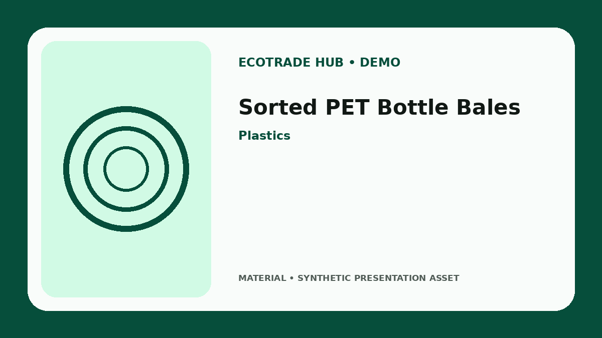 Sorted PET Bottle Bales
