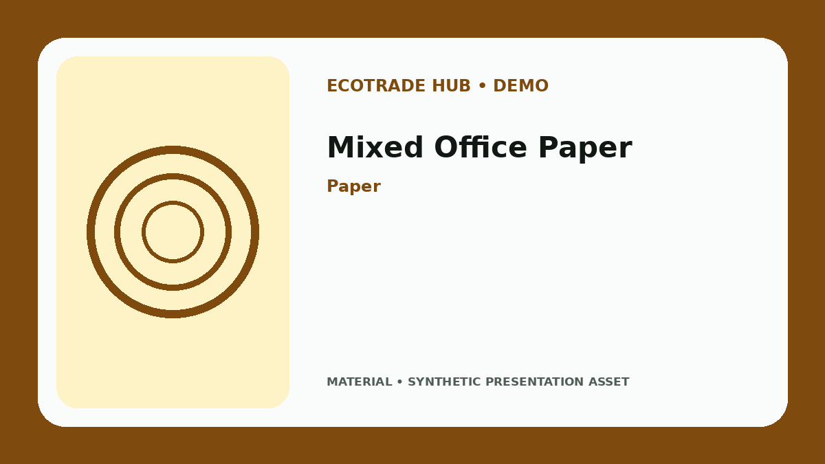 Mixed Office Paper
