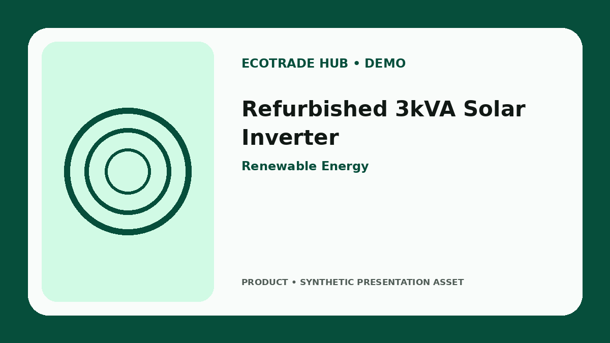 Refurbished 3kVA Solar Inverter