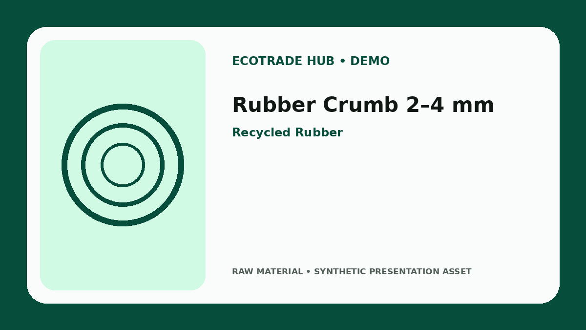 Rubber Crumb 2–4 mm