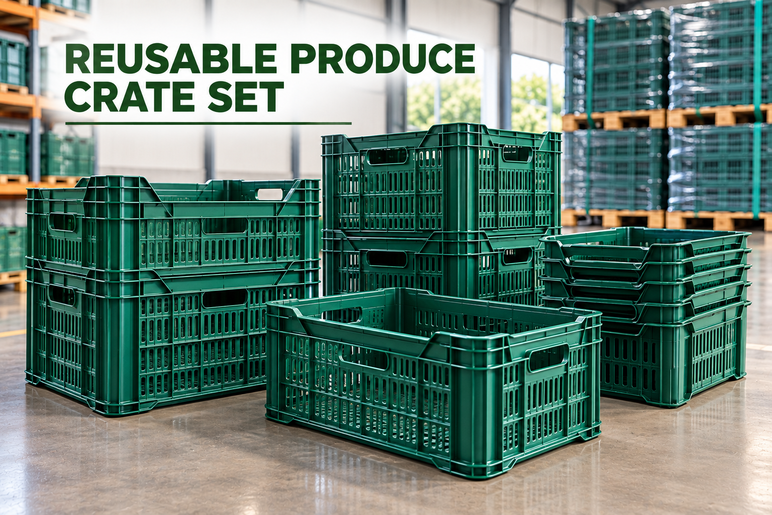 Reusable Produce Crate Set